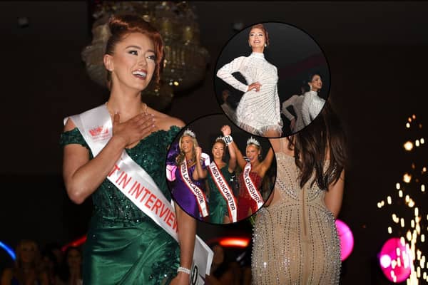 Victoria Quinlan, a dog groomer, was crowned Miss Manchester and will compete in Miss England beauty pageant.