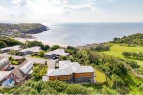 The Gower Peninsula in Swansea is one of the best places to live in the UK, according to the Sunday Times. This fabulous four-bedroom house looks out over Langland Bay, with its lovely sunny beach, and the nearby golf course.