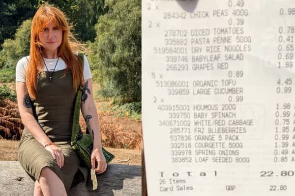 Yorkshire woman Molly Spencer gets weekly food shop for £22 after cutting one thing.