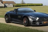 The AMG GT has a huge V8 engine