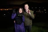 Omaze Million Pound House Norfolk winner Victoria Curtis-Cresswell with husband Dale.