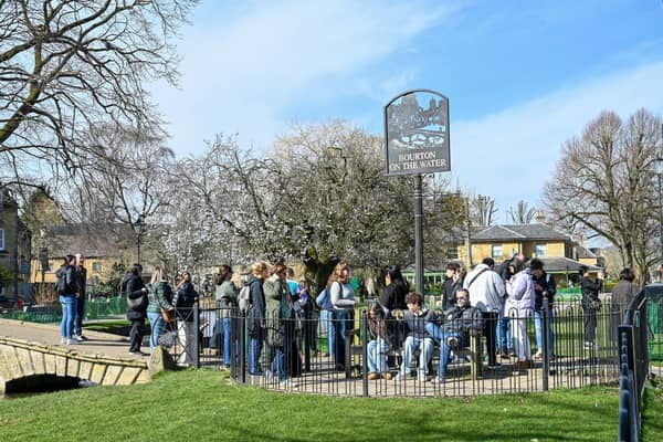 The Cotswold village of Bourton-on-the-Water where plans for where to park coaches is causing a fuss