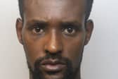 Abdulsalam Hassan spotted his victim on Burton Road Derby, 
returning home to arm himself with a dumbbell and lying in wait for the man