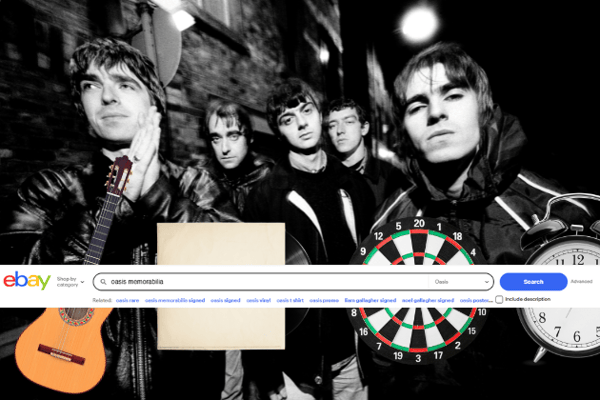 From signed guitars to... a dartboard? Here's the 10 highest-value Oasis items sold on eBay in 2025.