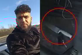 Sheffield man caught with 8-inch knife and £130k of heroin.