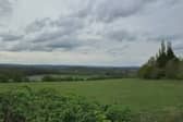 A view of a proposed solar farm site at Wingerworth, Derbyshire, from Longedge Lane, close to Hockley Lane, courtesy of NE Derbyshire District Council