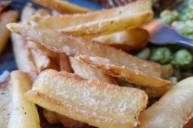 Scoop shaped chips in Ashbourne, Derbyshire, are easily my culinary find of the year