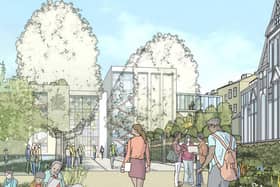 The proposed plans for County Hall in Matlock
