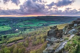 There are numerous gorgeous spaces in Derbyshire to explore where parking is convenient. Many offer stunning views across the Peak District too, such as Curbar Edge (pictured). 