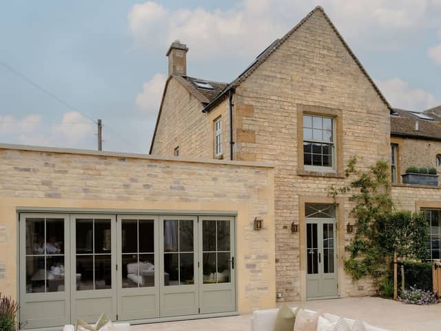Made of Cotswold stone, the exterior oozes charm