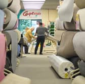 Customers in a branch of Carpetright in 2017 (Photo: Leon Neal/Getty Images)