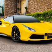 The Ferrari 488 can get from 0-60mph in three seconds
