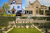The three houses are worth a combined £8.5 million
