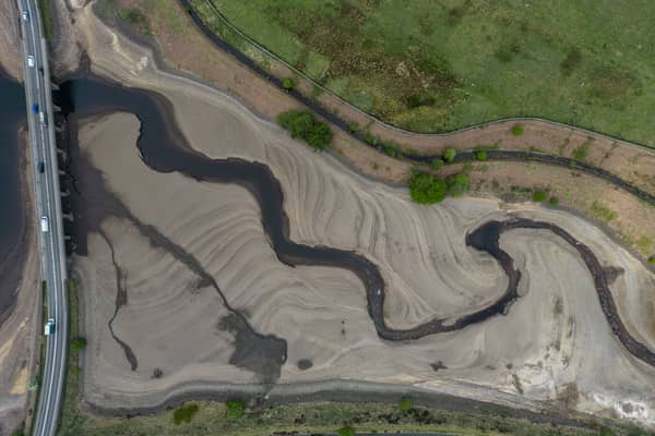 Alarming drone images capture stark reality of Derbyshire's shrinking reservoirs in 2025