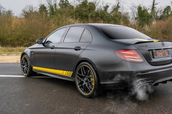 The AMG E63S has an incredible exhaust note