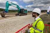 MP Jonathan Reynolds on site for the start of Mottram bypass works