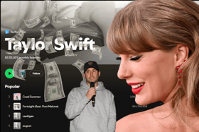 Did the re-recording of some of Taylor Swift's earlier albums lead to Shamrock Capital having no other choice but to sell her masters back to her due to streaming revenue?