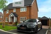 The Chichester house is brand new and ready to move into - it even comes with a free car