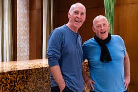 Race Across the World finalists Brian and Melvyn.