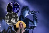 Inside Fortress Festival 2025. Hero image: 1349. Inset: Screengrabs from the video report including fans and (lower) Katherine Shepard aka Sylvaine. All photos credit Lucinda Herbert