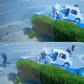 This video shows that as Melanie was trapped due to Kelsall crushing her driver’s side door - with the smell of petrol eminating from her totalled vehicle - Kelsall does not even glance in her direction