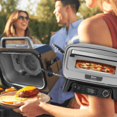 Make the most of summer with Ninja’s Woodfire BBQ and pizza oven — perfect for easy outdoor cooking with friends