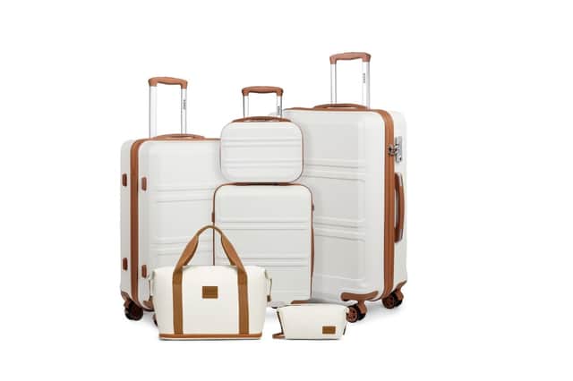 Kono 6-Piece lightweight travel luggage set