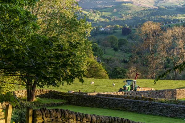 The pretty village of Hathersage 