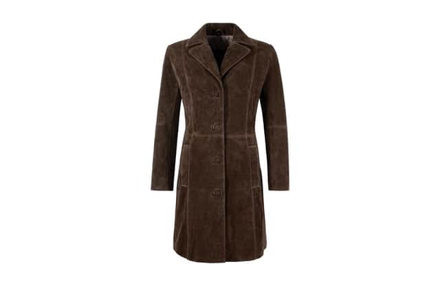 Women's Elegant Suede Trench Coat Classic