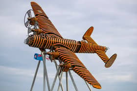 On Freedom's Wings has been erected next to the A46 at Norton Disney