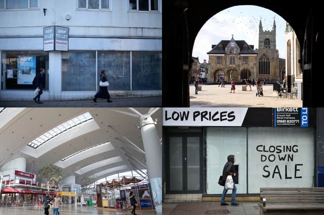 The UK's best and worst performing high streets have been named
