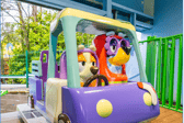 Alton Towers is busy testing its new Bluey ride - and families have helped create an artwork to celebrate its launch