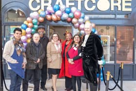 Craftcore is now open in Derby city centre, here is the celebratory launch photo taken on March 13. 