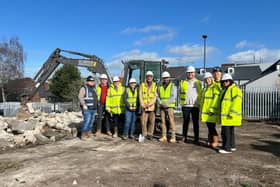 Ground-breaking marks the start of work on affordable homes for rent in Derby