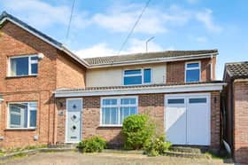 A three-bedroom semi-detached house that is for sale on Amber Road, Allestree, Derby.