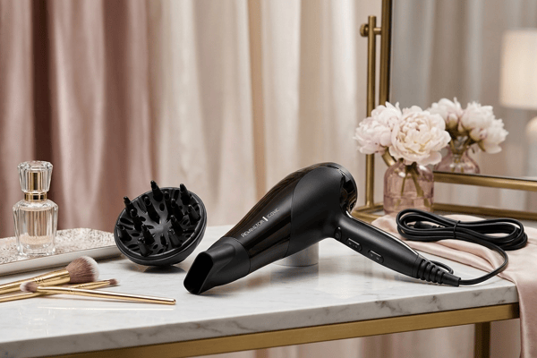 The Remington D3198 combines 2200W power with ionic conditioning, three heat settings, two speeds and diffuser and concentrator attachments