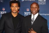 Chris Eubank pictured with his son Sebastian