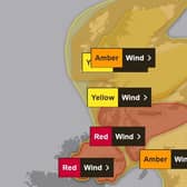 The whole country is covered by weather warnings on Friday for Storm Eowyn.  (Pic: Met Office)