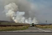 Emergency services are working to tackle a blaze near Derbyshire’s Errwood Reservoir. Photo: Nicholas Judd.