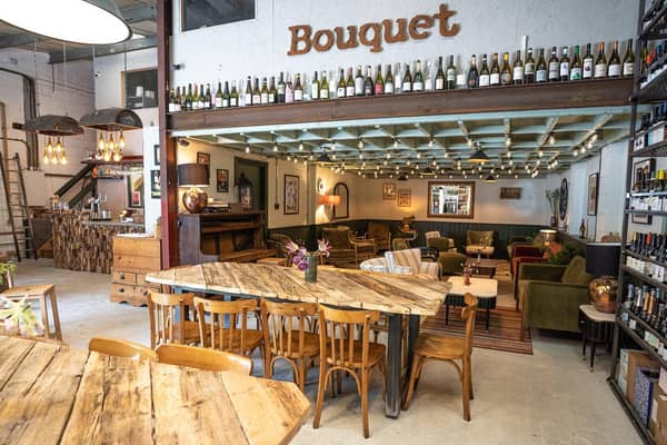 Bouquet Wine Cellar in Little Eaton will serve a selection of wine alongside cake, pastries and charcuterie.