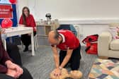 As well as making the donation, Morro invited the BHF to provide CPR and defibrillator training recently