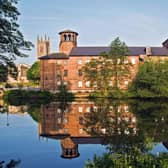 Derby Silk Mill, home of the Museum of Making, stands on the River Derwent in Derby city centre, part of the Derwent Valley Mills UNESCO World Heritage Site.