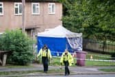 File photo dated 20/09/2021 of the scene in Chandos Crescent, Killamarsh, near Sheffield, where the bodies of John Paul Bennett, 13, Lacey Bennett, 11, their mother Terri Harris, 35, and Lacey's friend Connie Gent, 11, were discovered at a property. A series of "very stark" failures by the Probation Service contributed to the murders of a mother and three children by Damien Bendall, a coroner has concluded. Peter Nieto, the senior coroner for Derby and Derbyshire, said that while Bendall bore "primary responsibility" for the "brutal and savage" murders of Terri Harris, John Paul Bennett, Lacey Bennett and Connie Gent, there were "several very stark acts or omissions" by both the Probation Service and individuals that "accumulatively" contributed to the deaths. Issue date: Monday October 23, 2023.