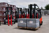 Linde Forklift Truck in Action at Russell Roof Tiles