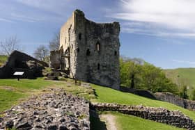 The castle was built by William Peverel, said to be an illegitimate son of William the Conqueror