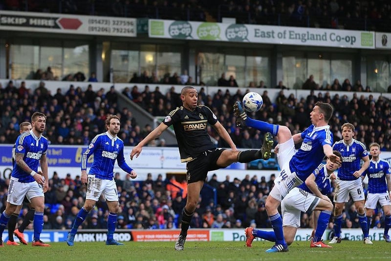 Blackstock's spell with Derby was a brief loan spel from Southampton during the 2005/06 season. He made a loan move to Forest in March 2009 before it became permanent. It proved a good move with Blackstock scoring 45 goals for the club over 187 appearances.