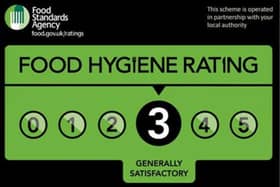 Sing Sing Jan in Derby has been given a three-out-of-five food hygiene score. 