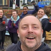 The Certas Energy team volunteering to support Domestic Abuse charity, Phoenix Rising in 2024