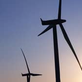 Stock picture of a wind turbine