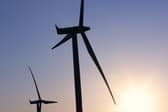 Stock picture of a wind turbine